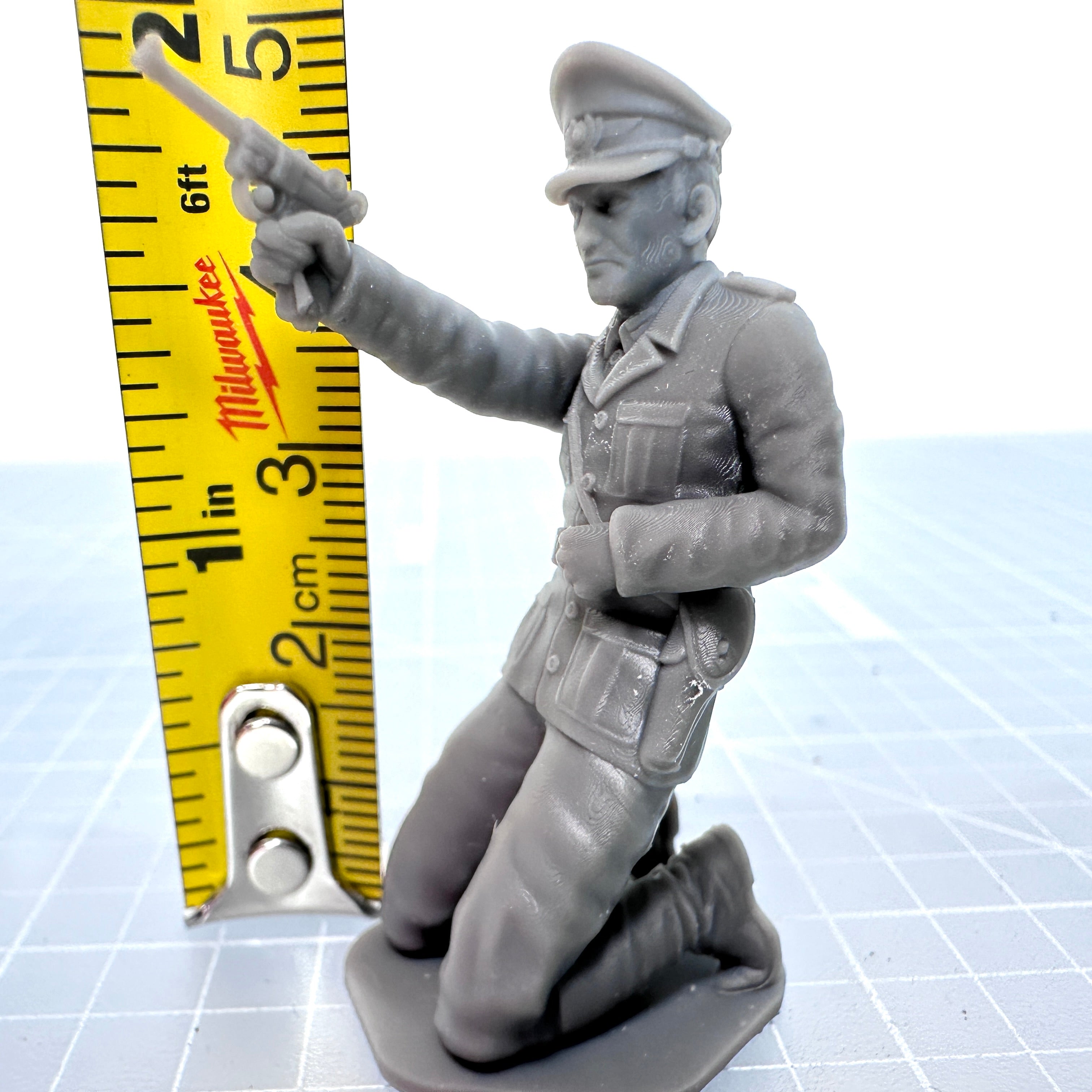 WW2 Kneeling Officer
