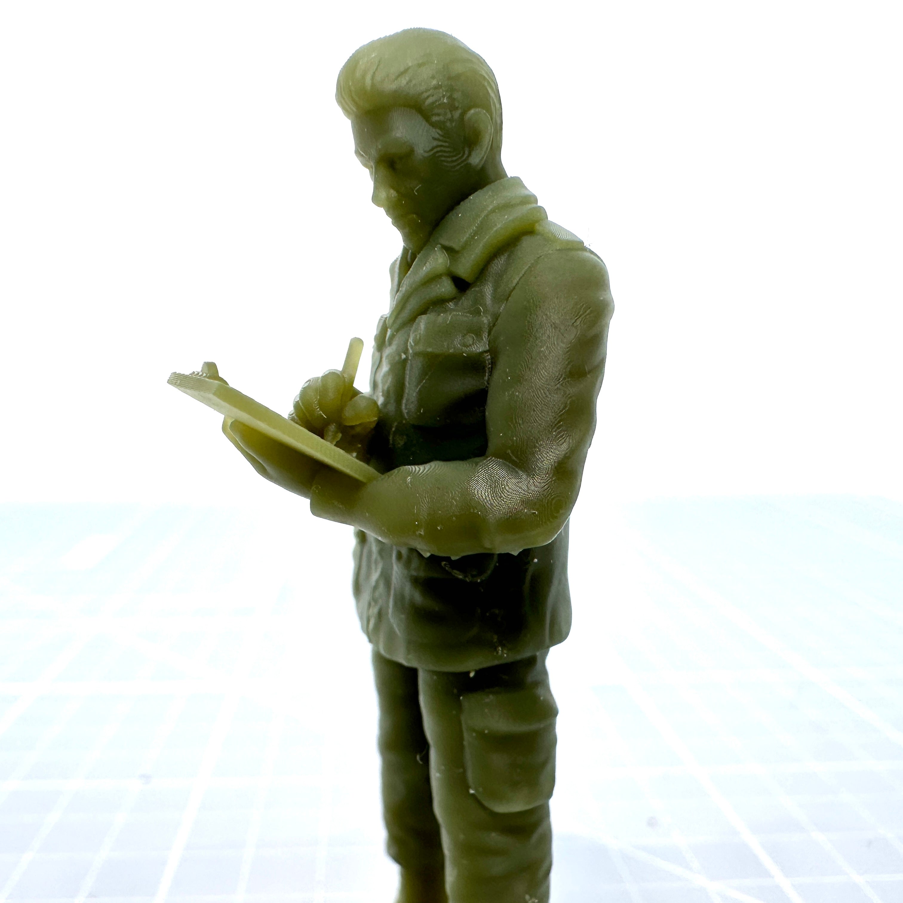 WW2 American Sergeant with Clipboard