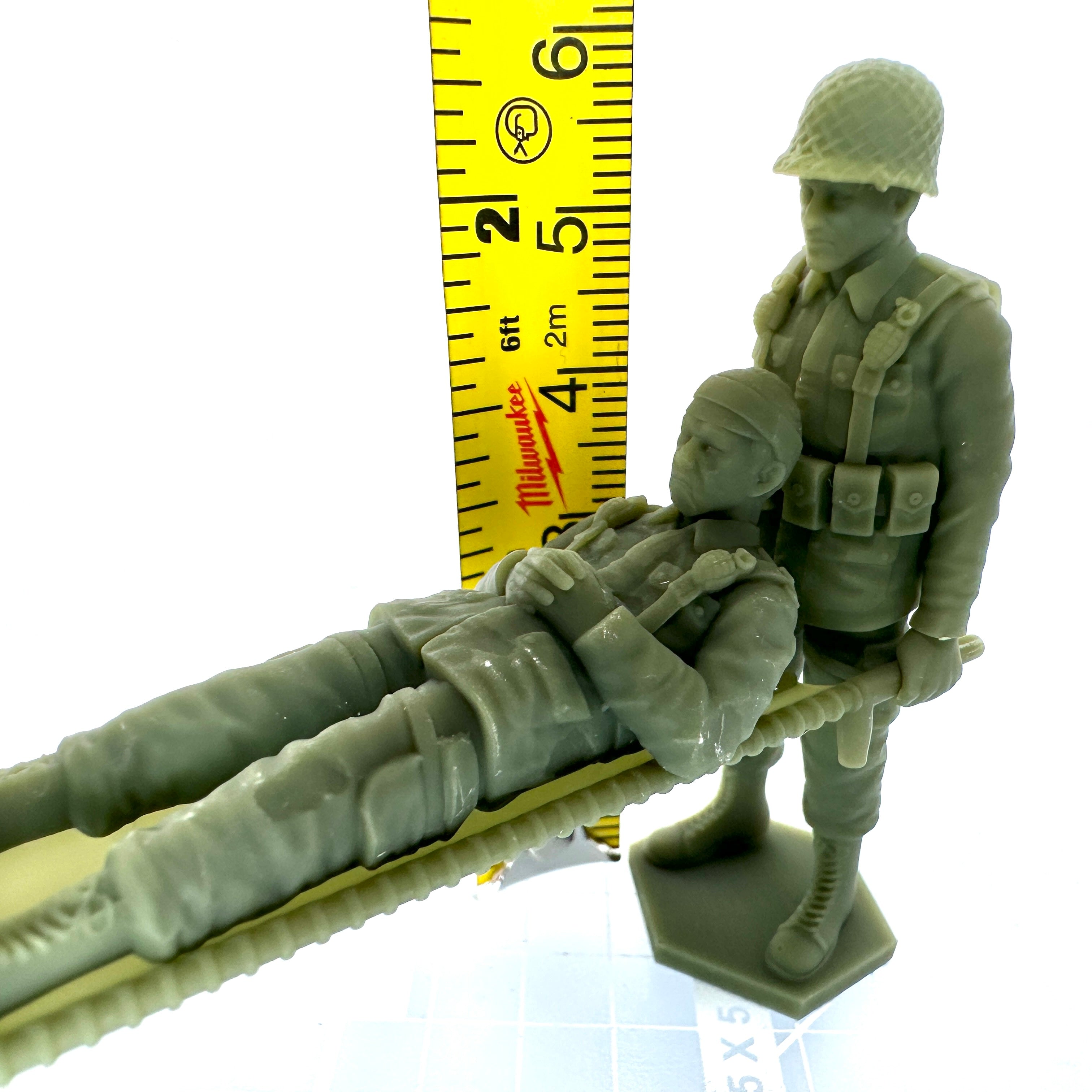 WW2 American Medical Stretcher Crew