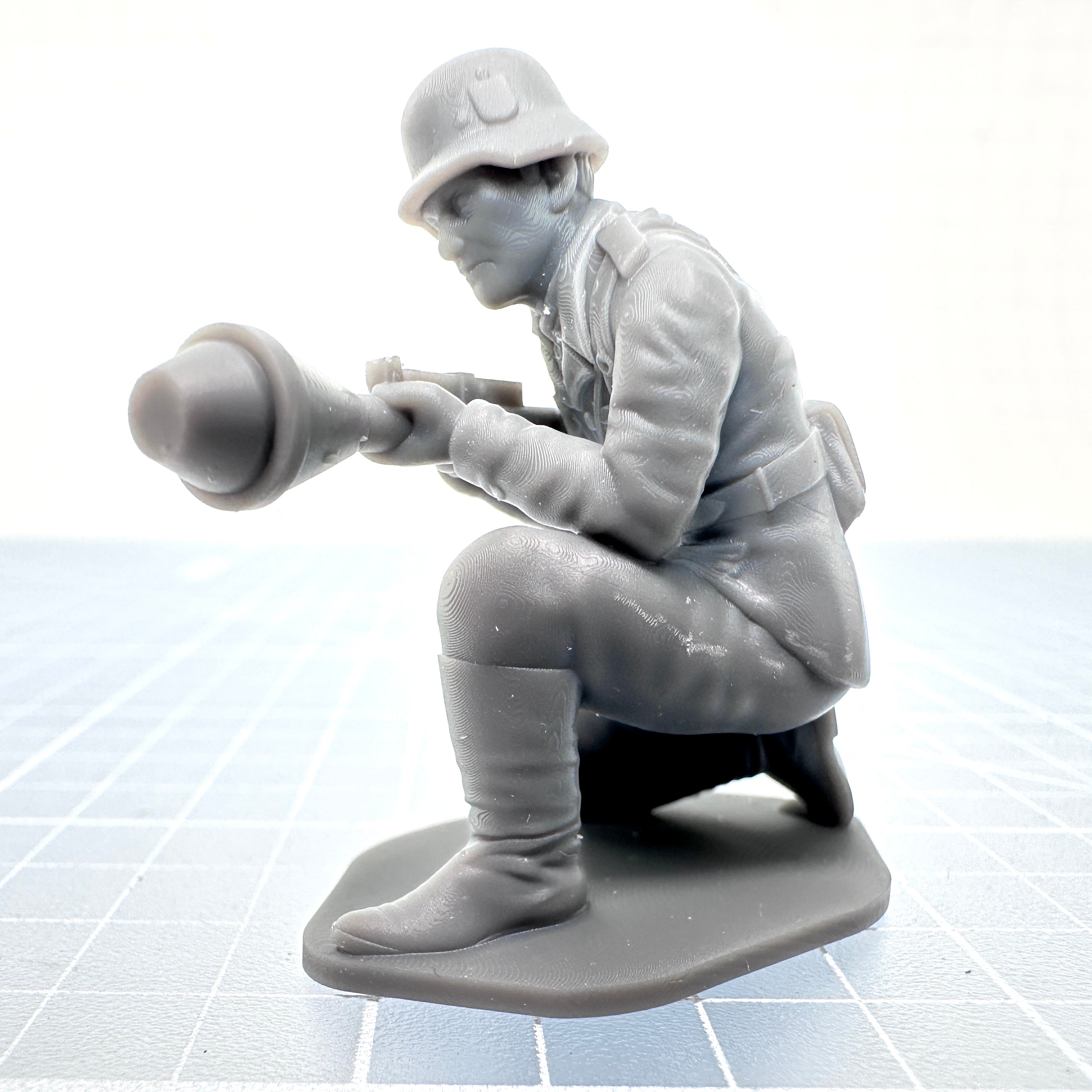 German Firing Panzerfaust Kneeling