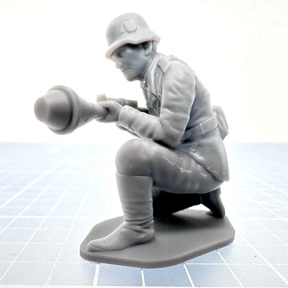German Firing Panzerfaust Kneeling