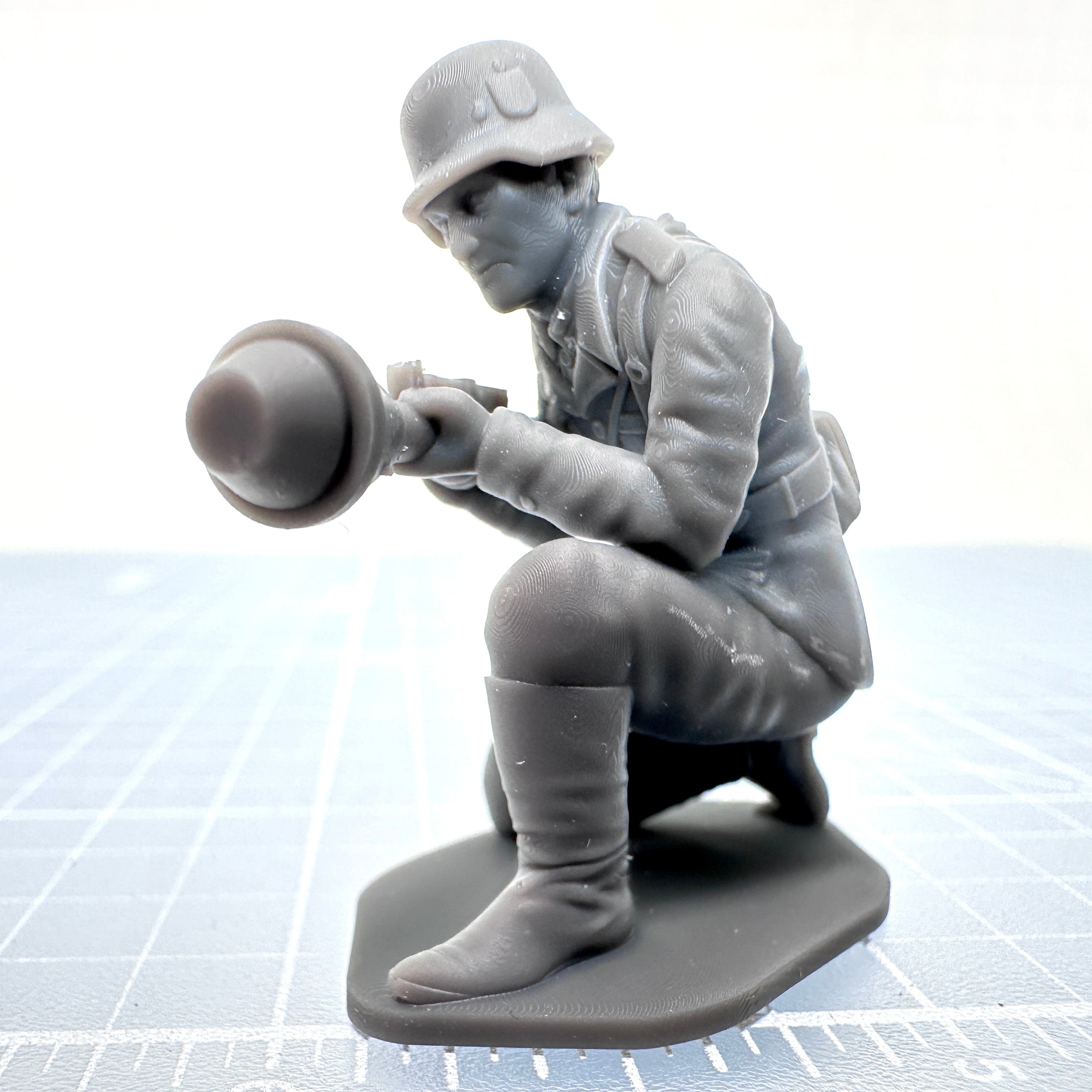 German Firing Panzerfaust Kneeling