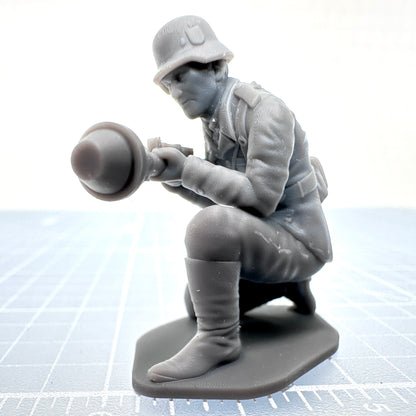 German Firing Panzerfaust Kneeling