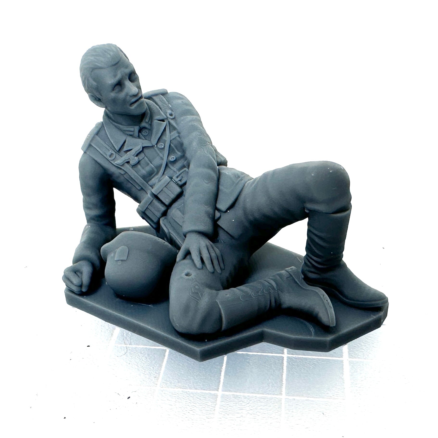 Wounded WW2 German Soldier