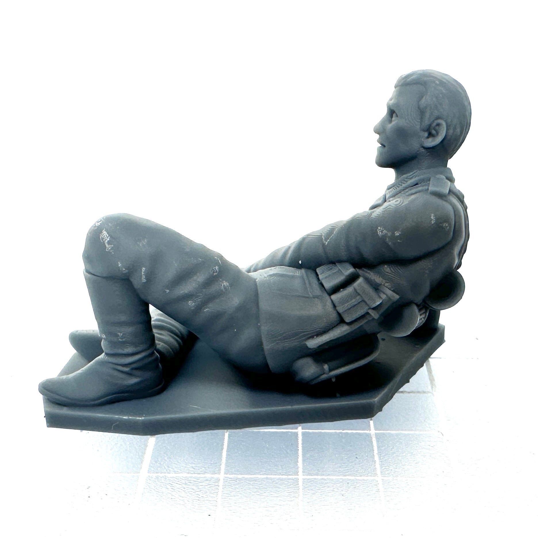 Wounded WW2 German Soldier