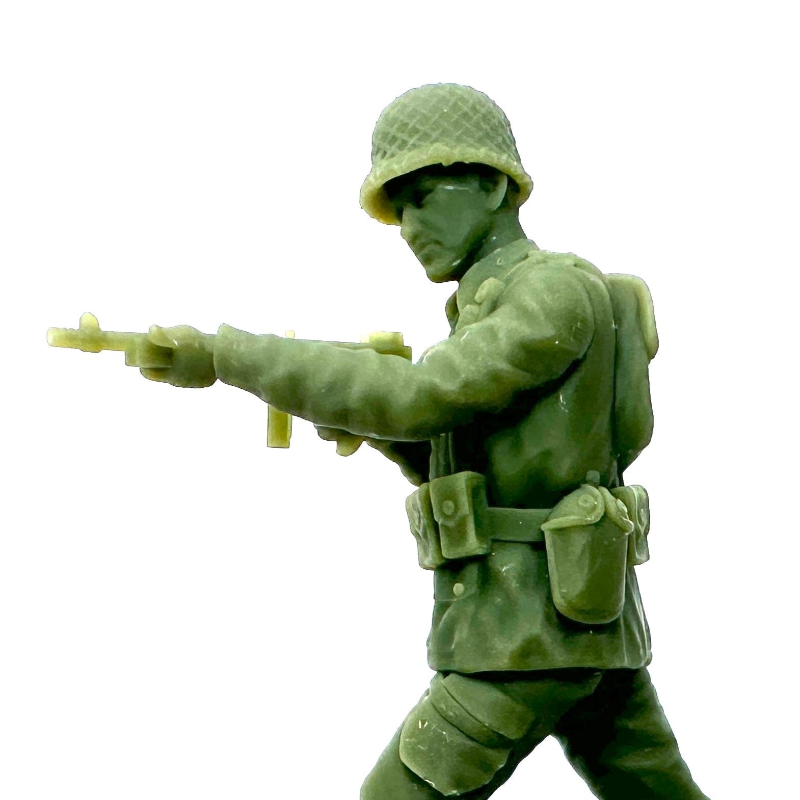 WW2 American Firing Thompson Sub Machine Gun
