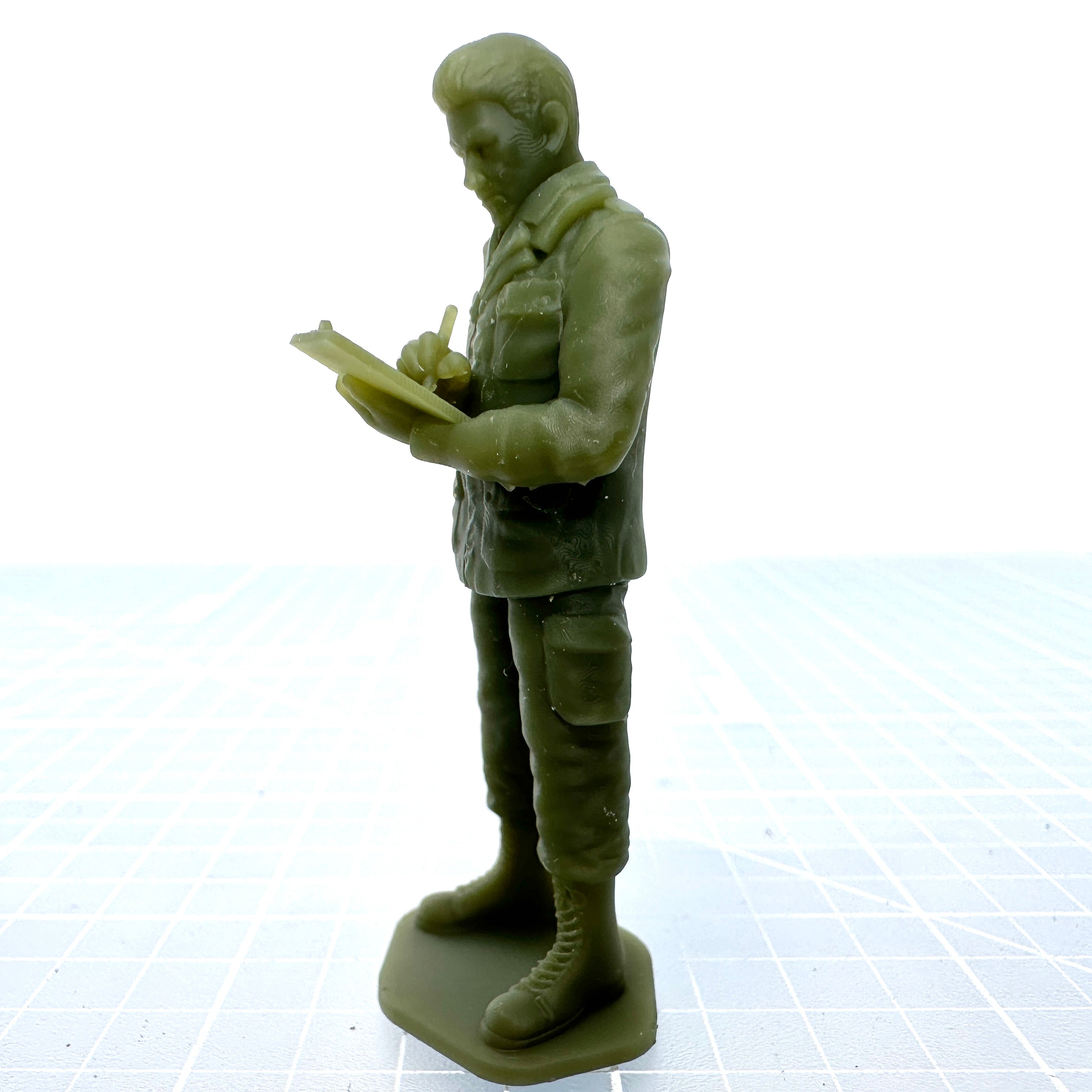 WW2 American Sergeant with Clipboard