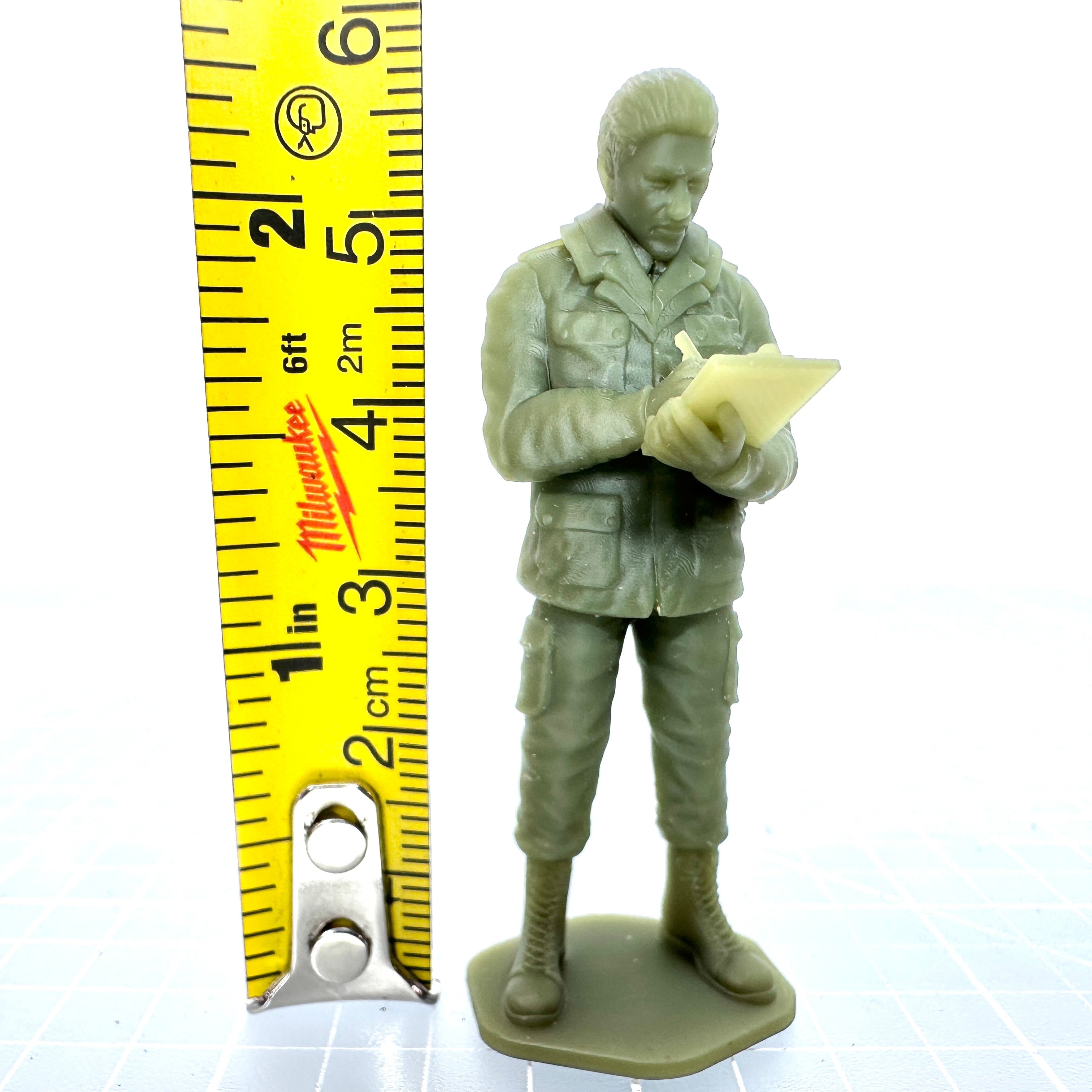 WW2 American Sergeant with Clipboard