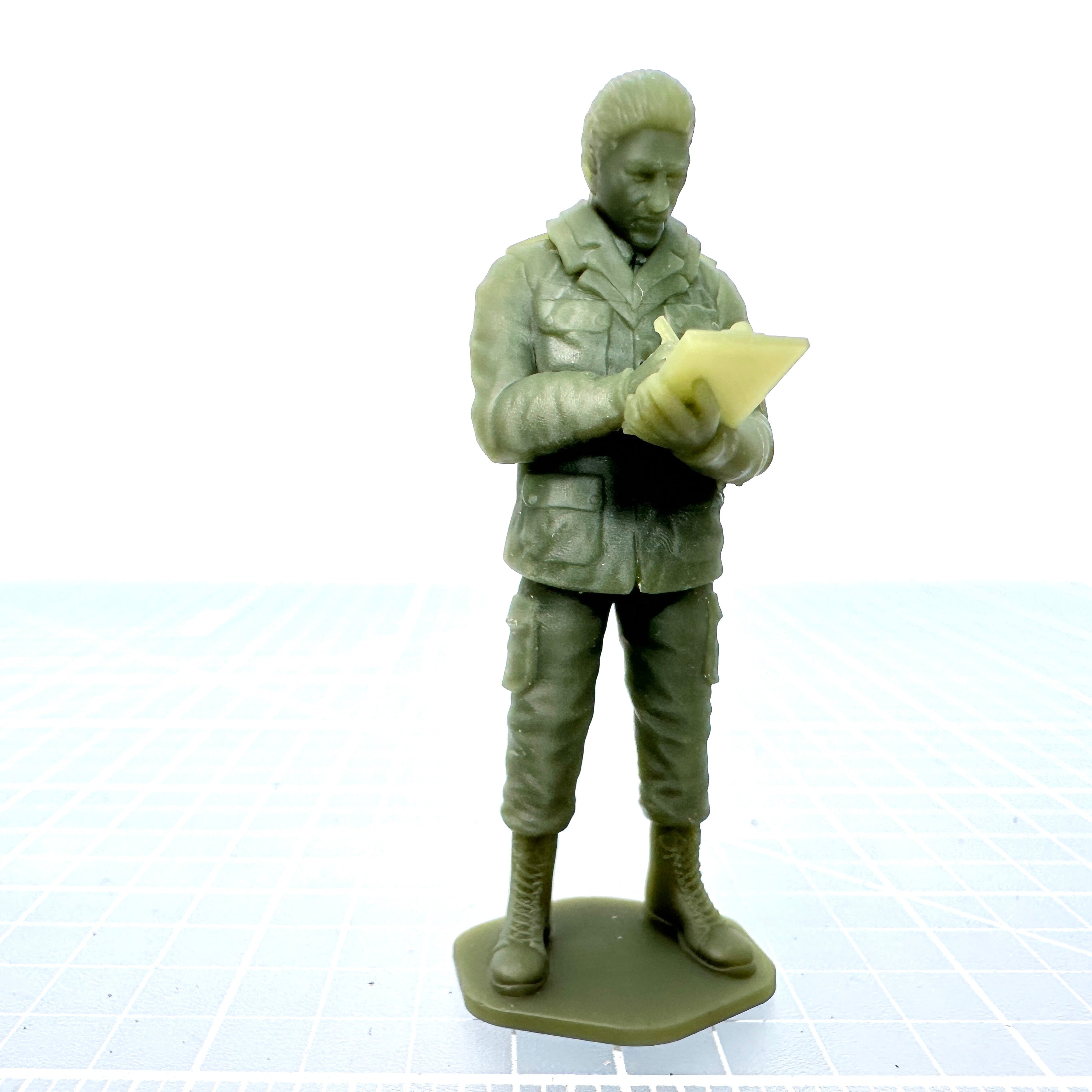 WW2 American Sergeant with Clipboard