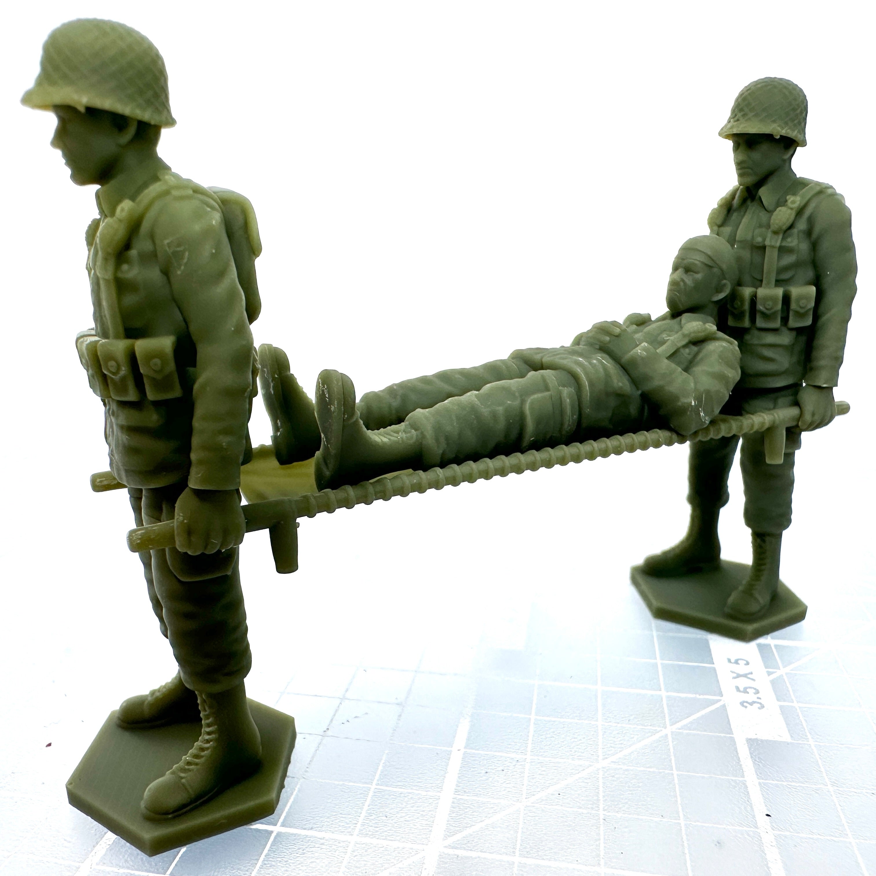 WW2 American Medical Stretcher Crew