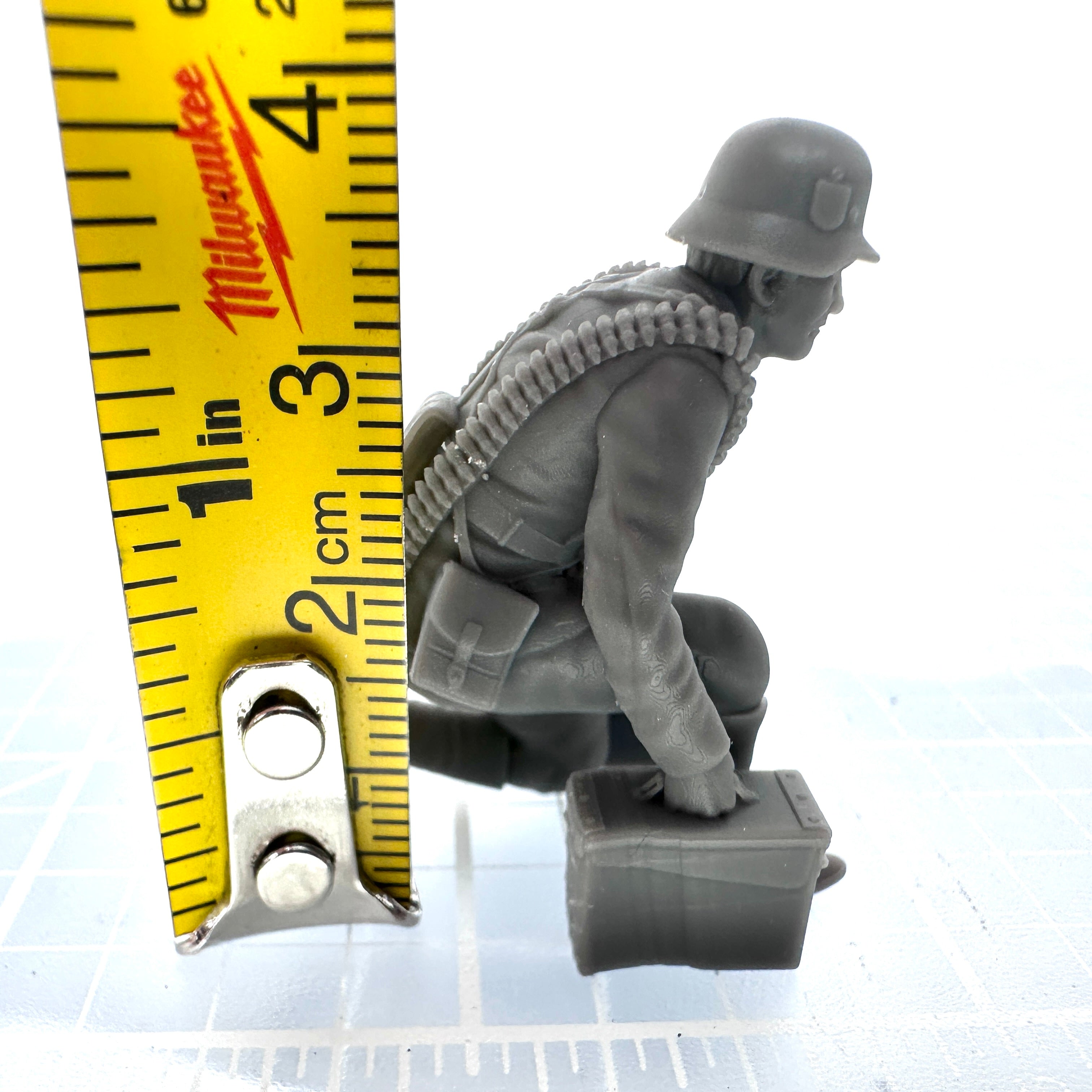 German Ammo Carrier Kneeling