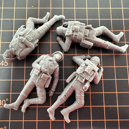 WW2 Japanese Dead Figure Set