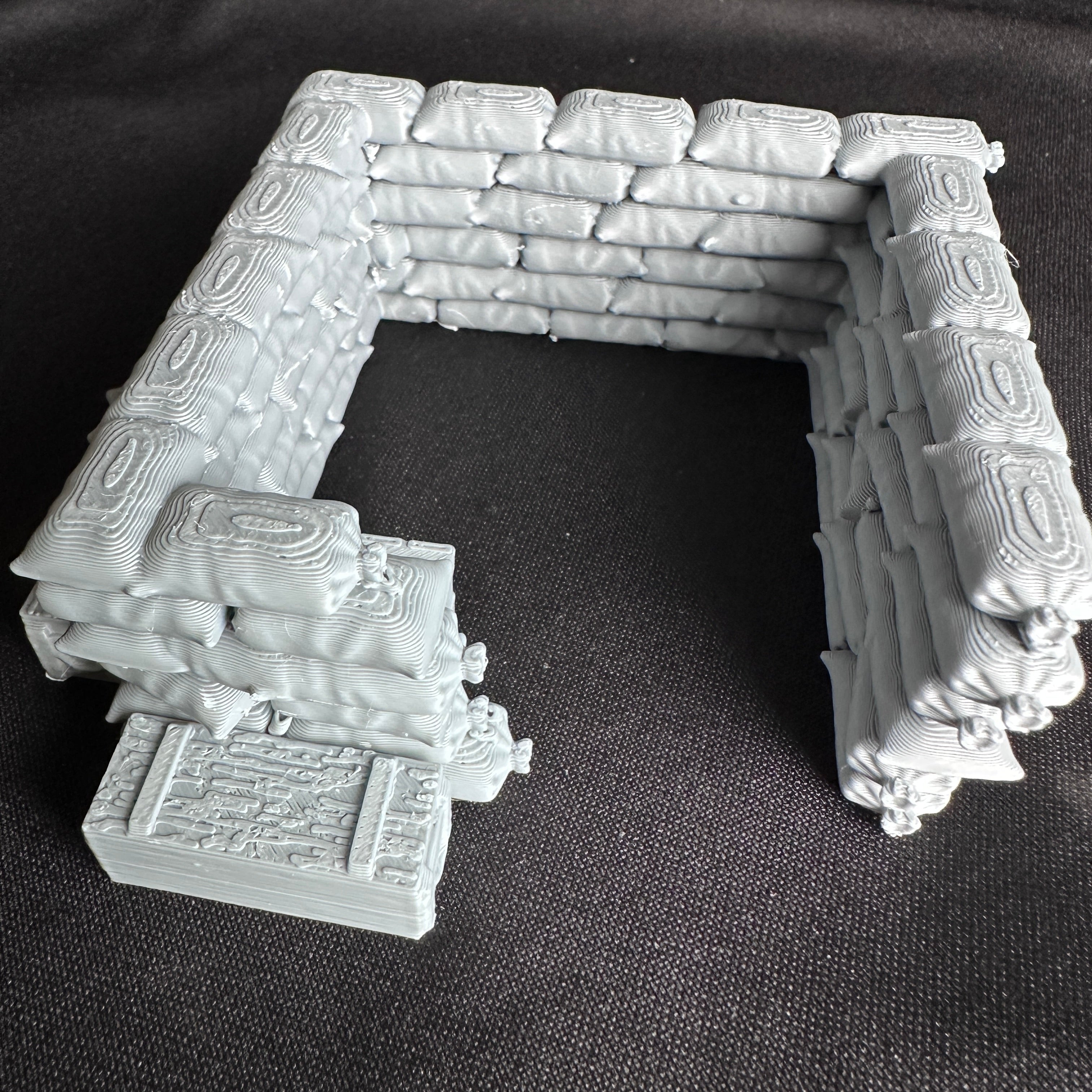 WW2 Sandbag Fortification