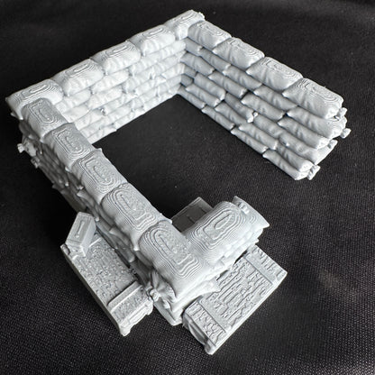 WW2 Sandbag Fortification