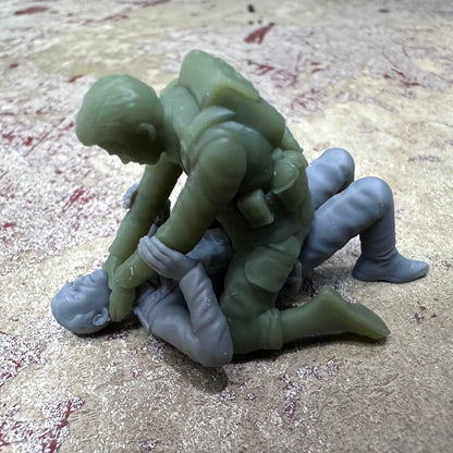 WW2 American vs German Hand Combat