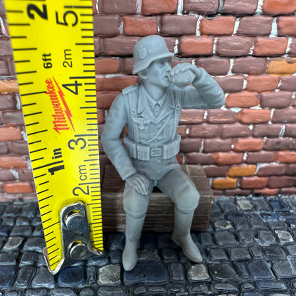 WW2 German Sitting Drinking