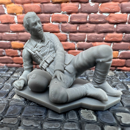 Wounded WW2 German Soldier