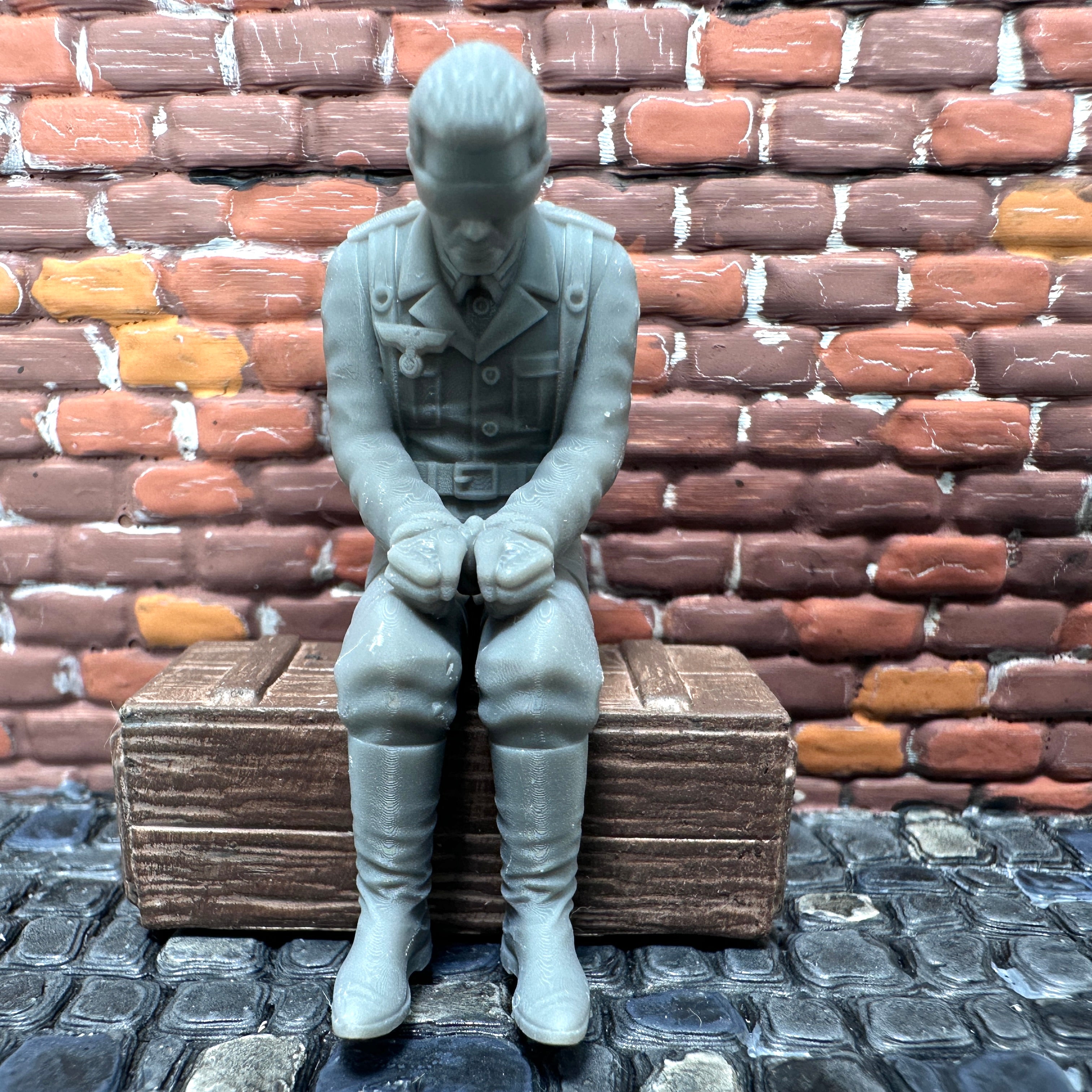 WW2 German POW Sitting