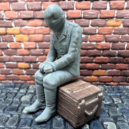 WW2 German POW Sitting