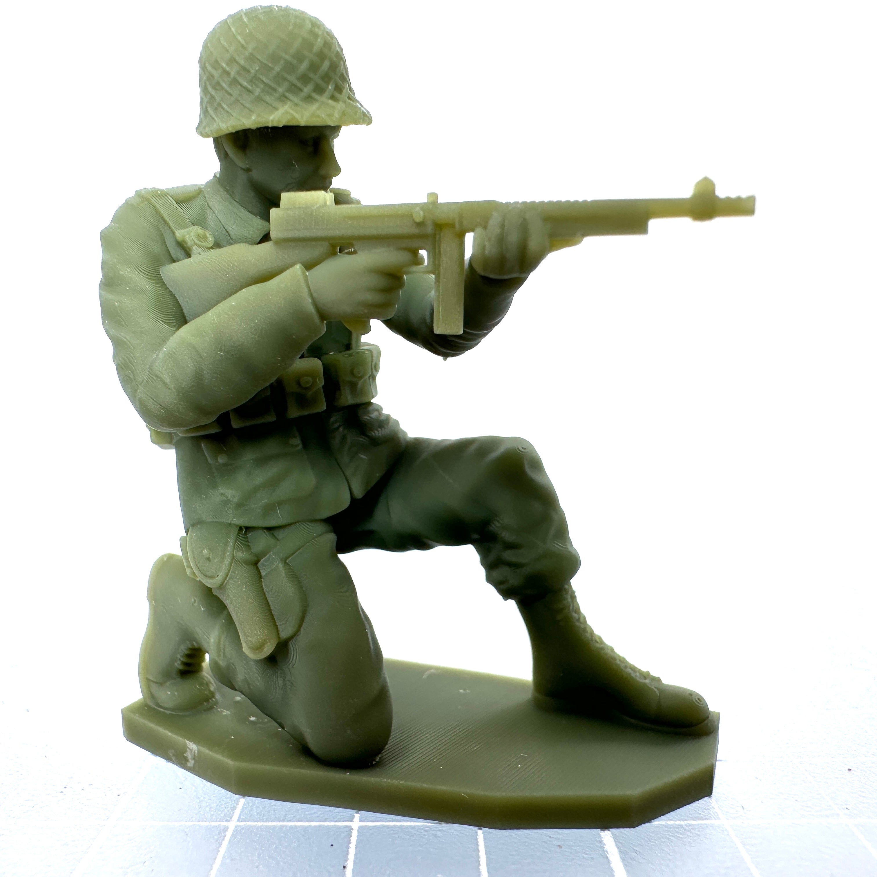 American Kneeling Shooting Thompson