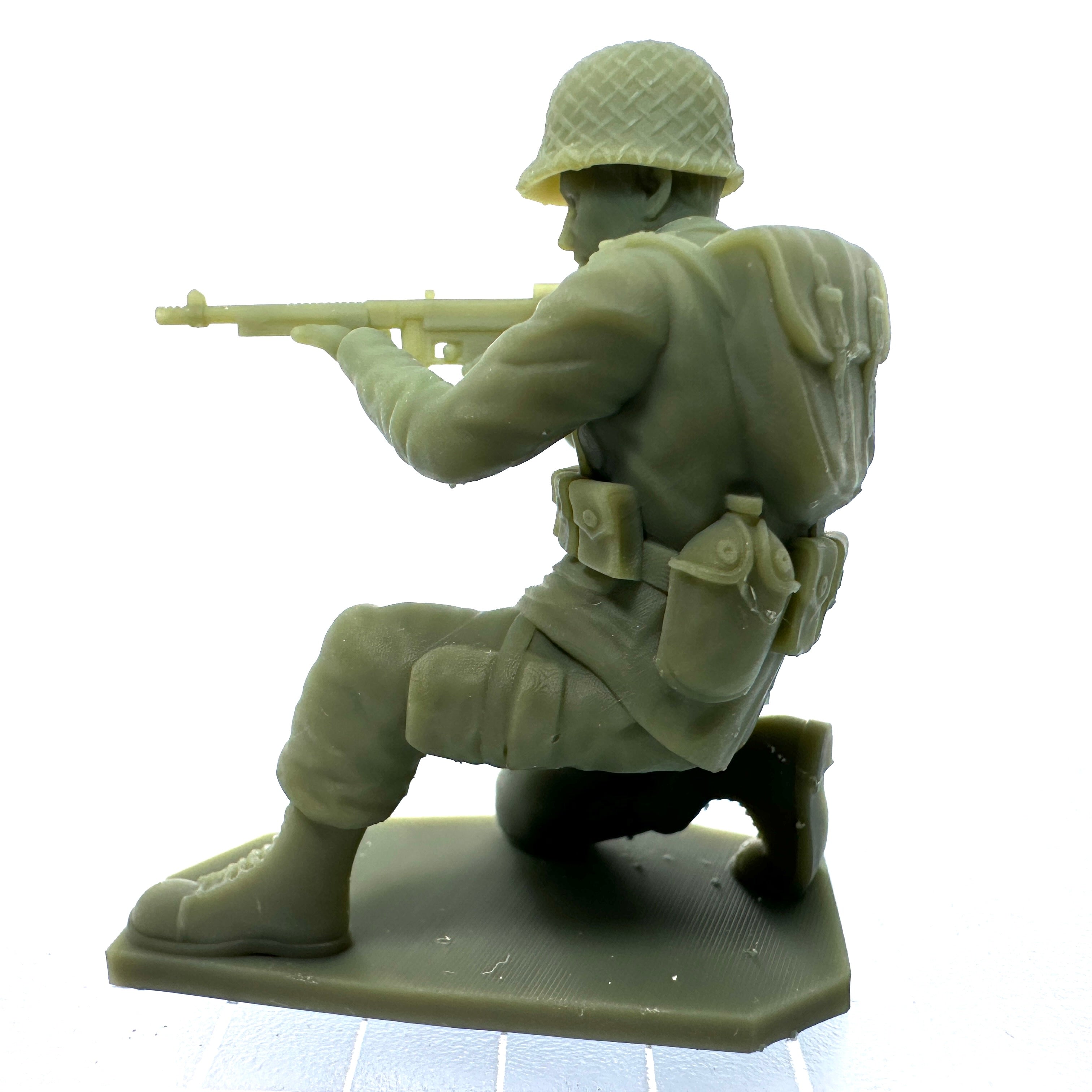 American Kneeling Shooting Thompson