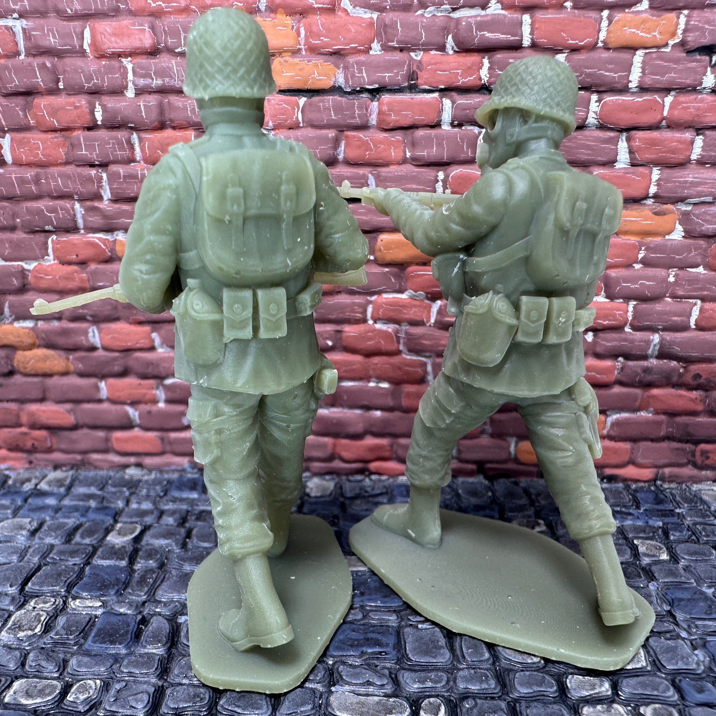 WW2 American Wearing Gas Masks