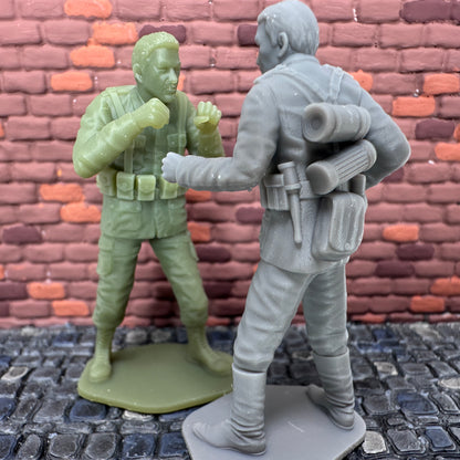 WW2 American vs German Hand Combat Set #2 Toy Soldier 1/32 Scale