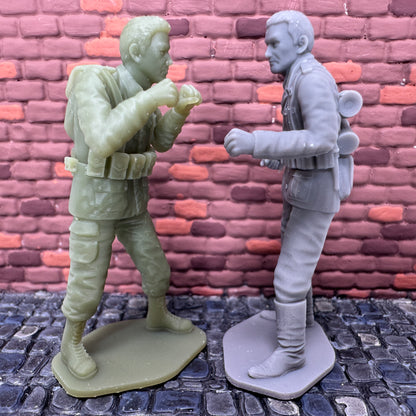 WW2 American vs German Hand Combat Set #2 Toy Soldier 1/32 Scale