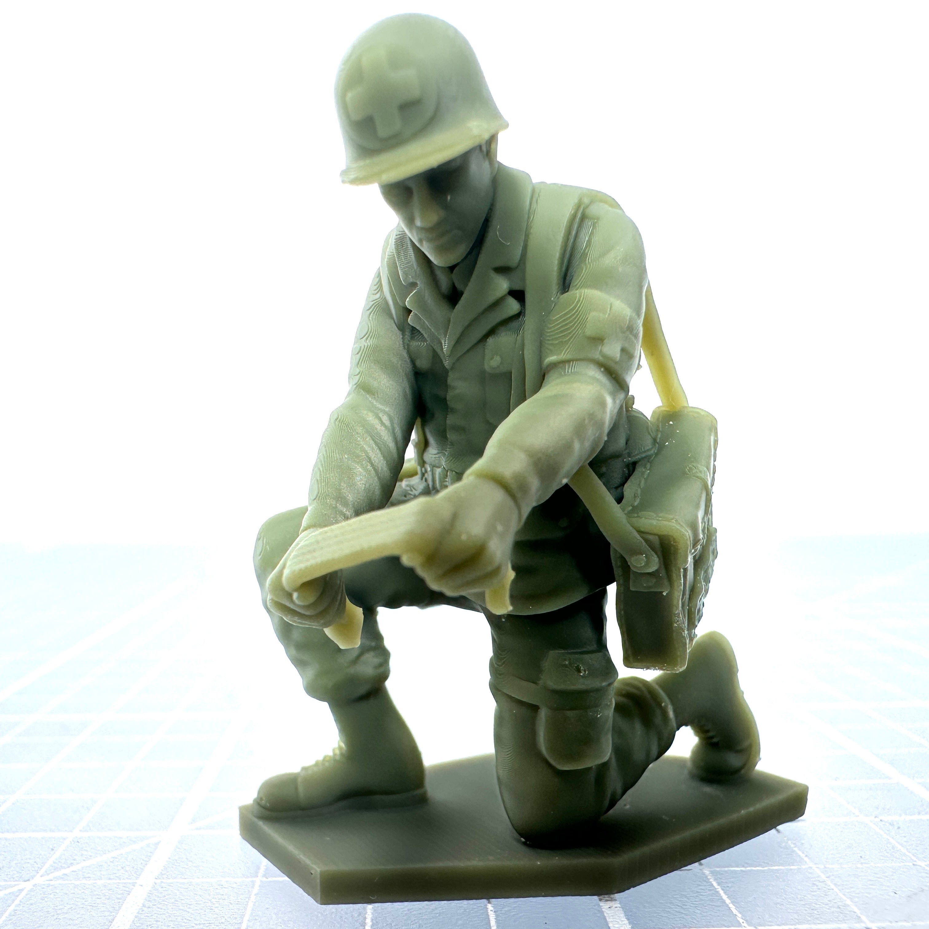 American Combat Medic with Bandage