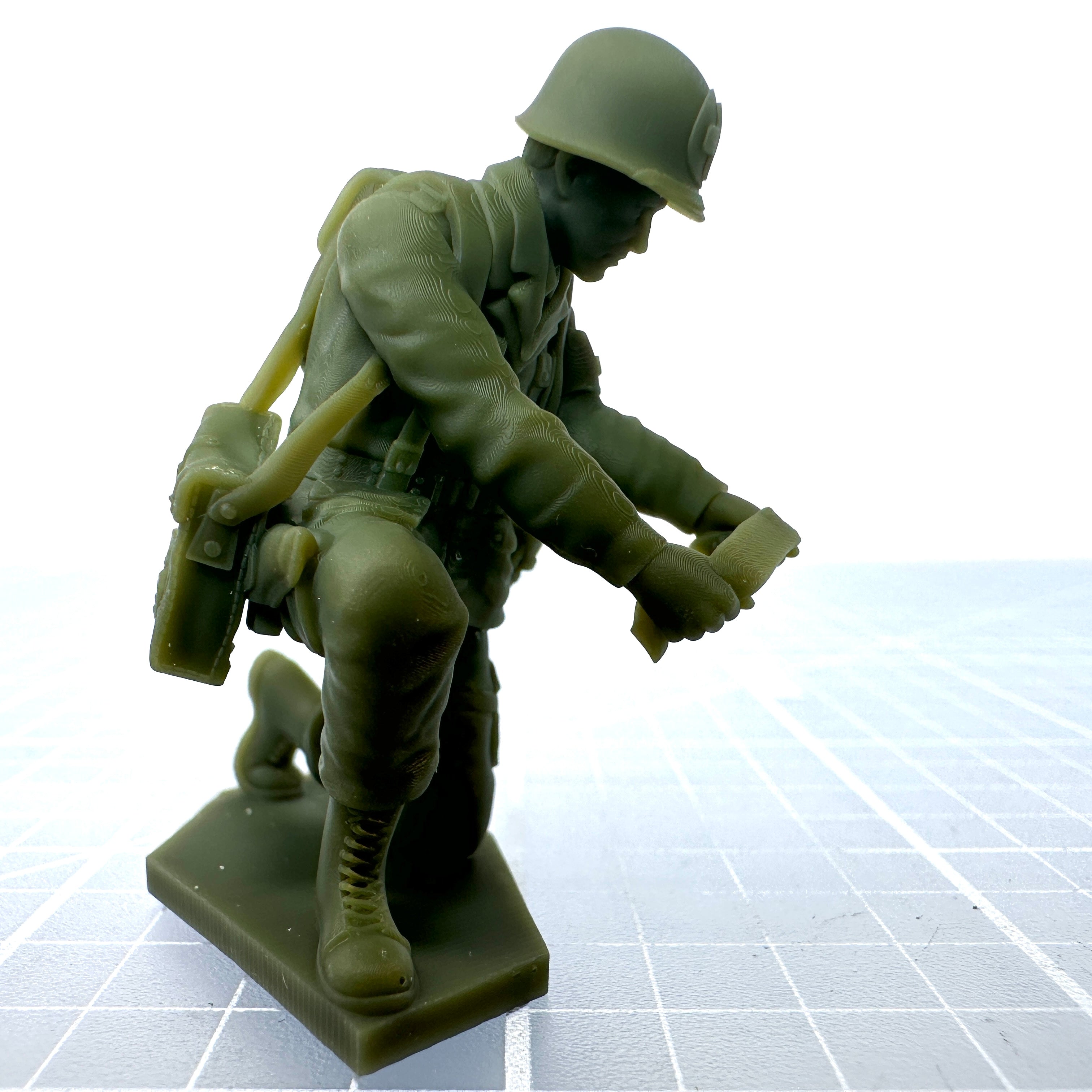 American Combat Medic with Bandage